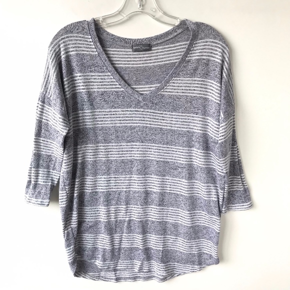 Market & Spruce Tops - Market & Spruce Careen Knit Top Striped #2090
